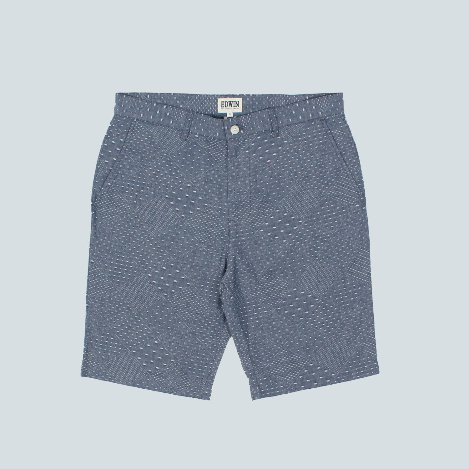 Edwin - Chambray Boardwalk Shorts - Blue