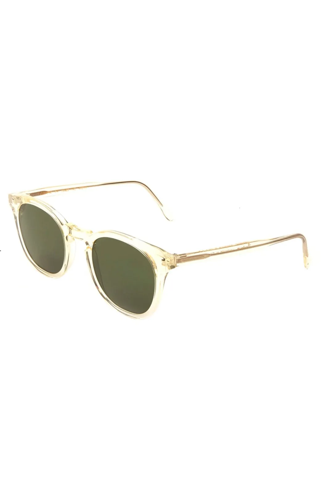 Eldridge - Champagne w/ Olive Flat Lenses