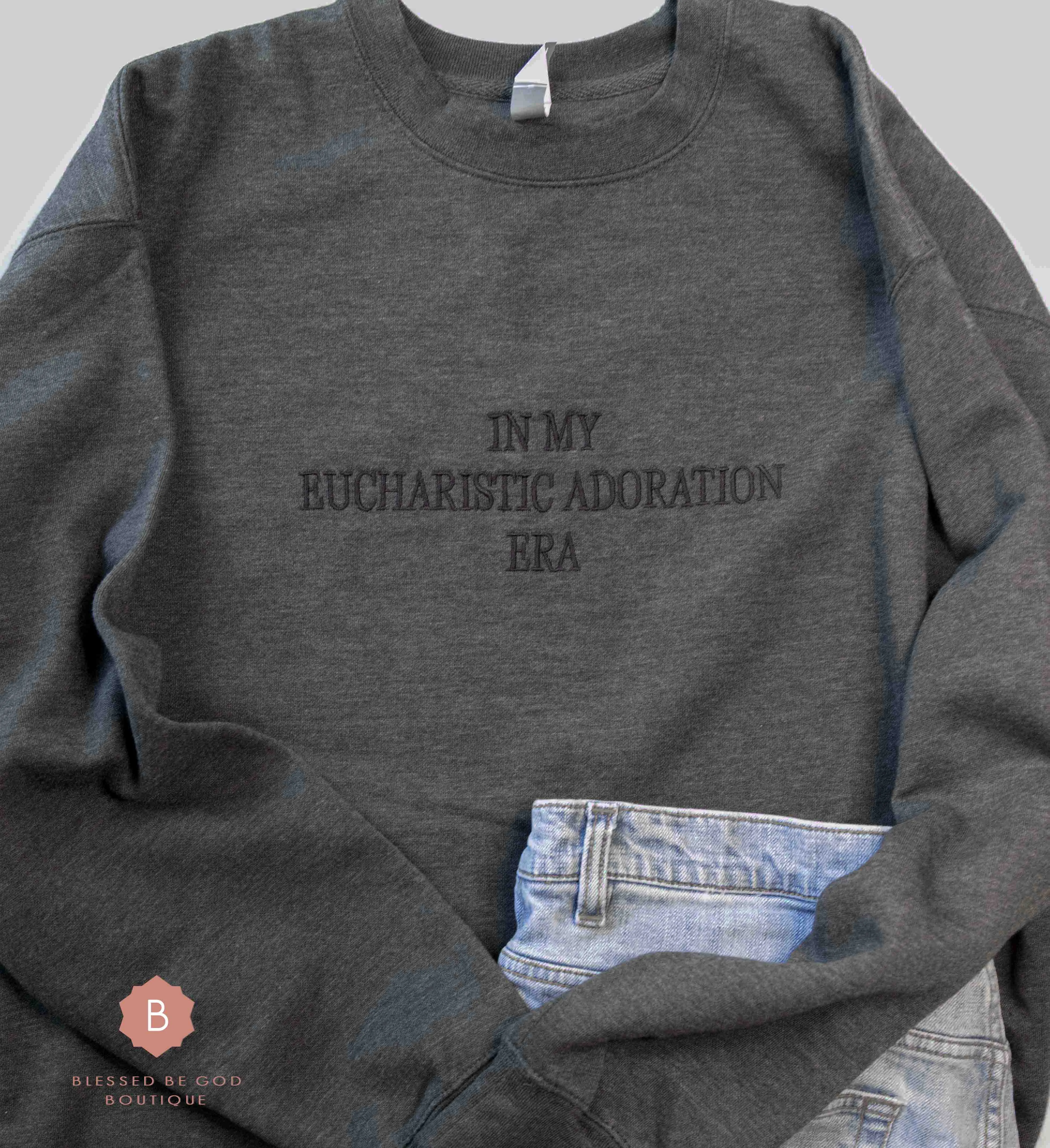 Eucharistic Adoration, Unisex Premium Sweatshirt