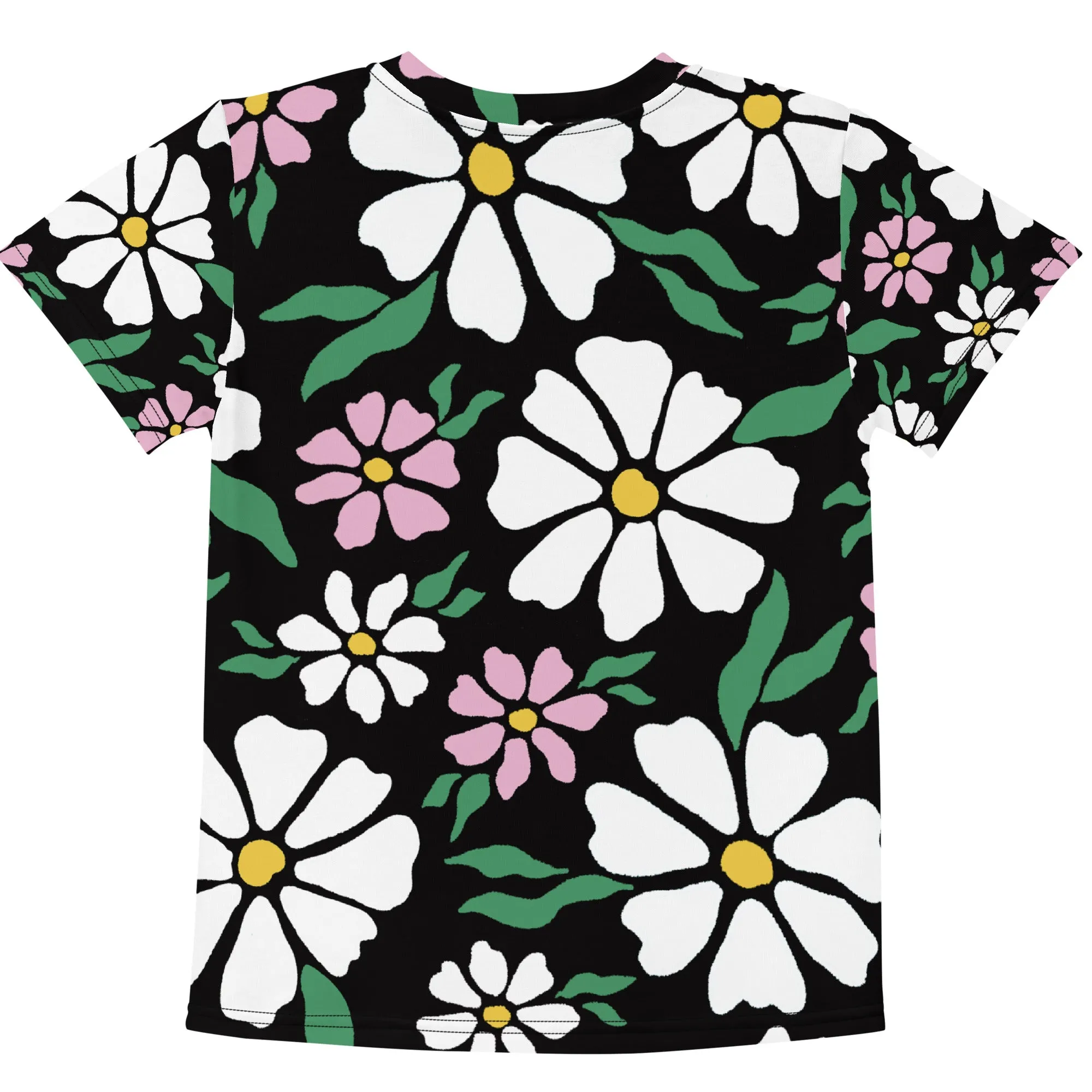 Flower petals pattern Kids crew neck t-shirt