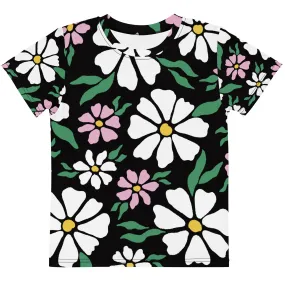 Flower petals pattern Kids crew neck t-shirt