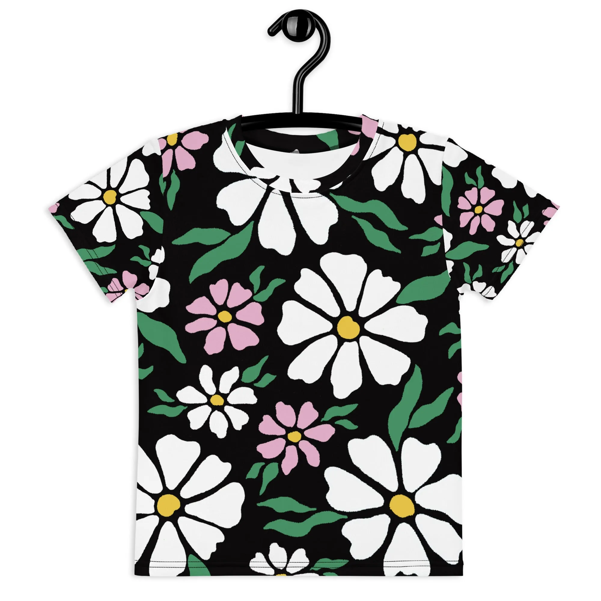 Flower petals pattern Kids crew neck t-shirt