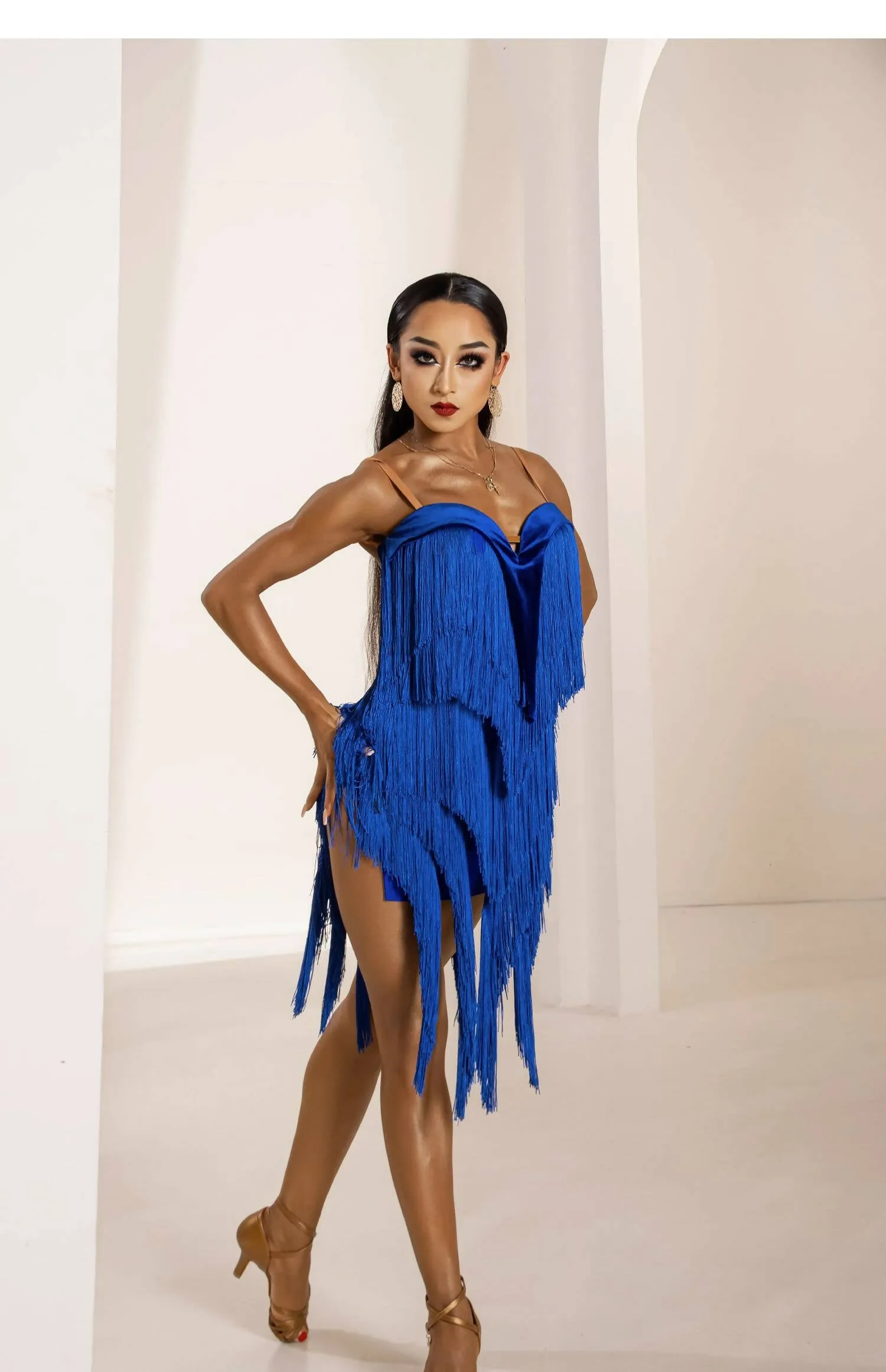 Fringed Fiesta Latin Practice Dress | YD127