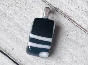 Fused Glass Pendant~ Be Bold