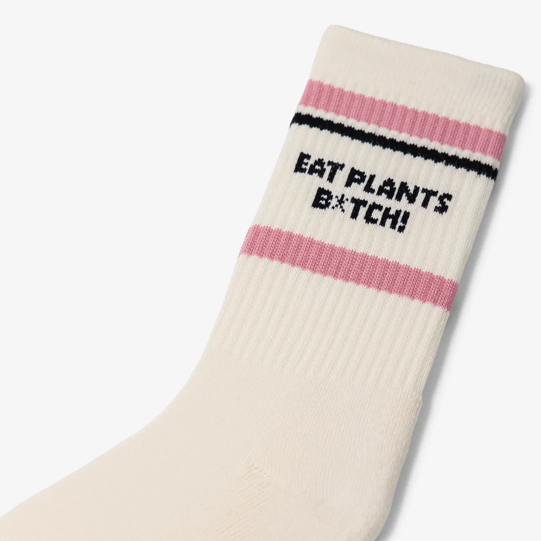 GIFT Bamboo socks // Eat plants, b*tch!