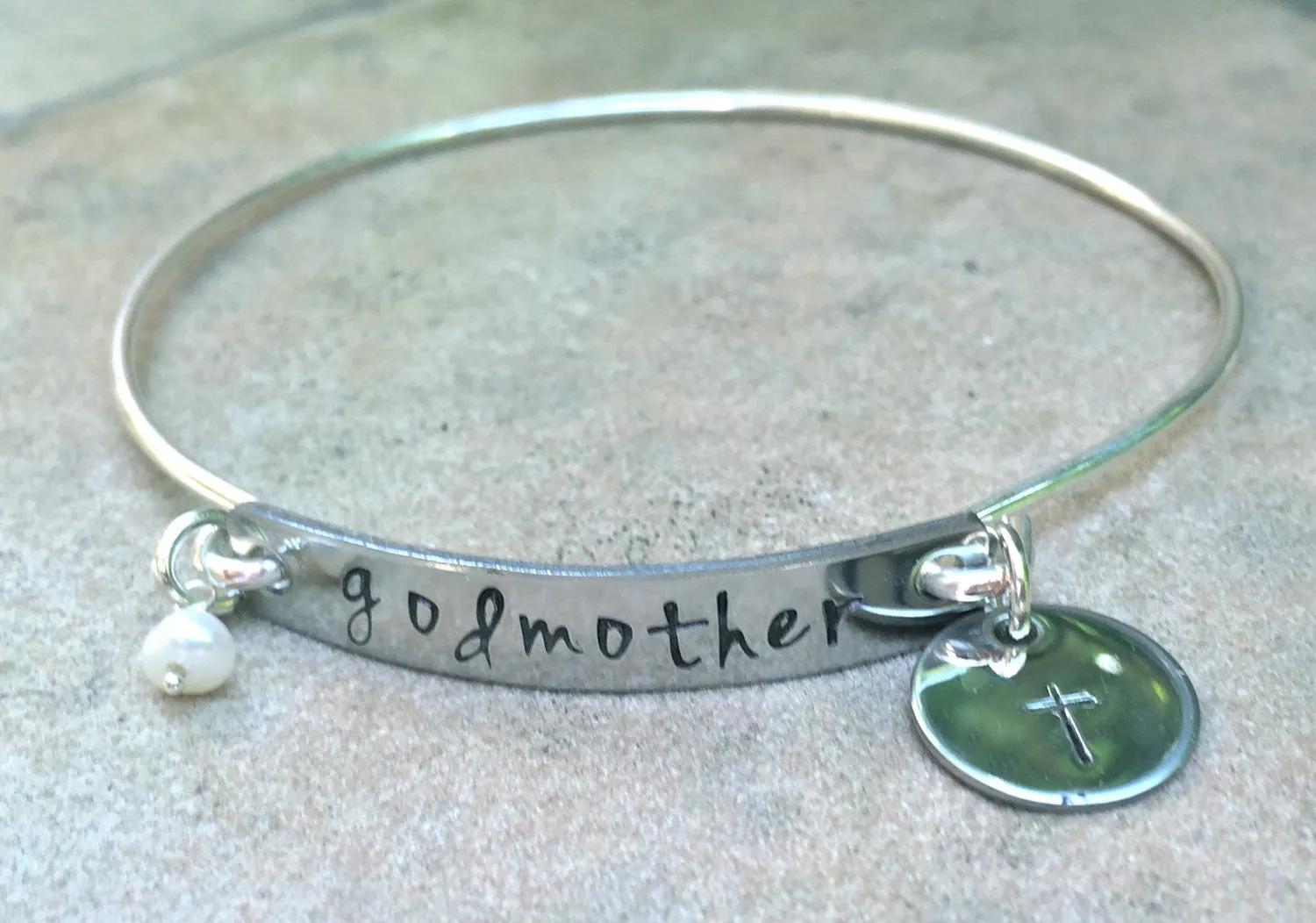 Gifts For Godmother, Godmother Bracelet, Godmother Gifts, Baptism Gifts, Personalized Godmother Jewlelry, natashaaloha