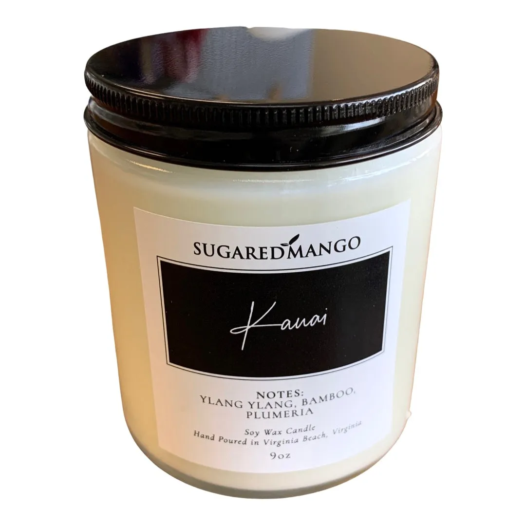 Kauai Scented Soy Coconut Candle