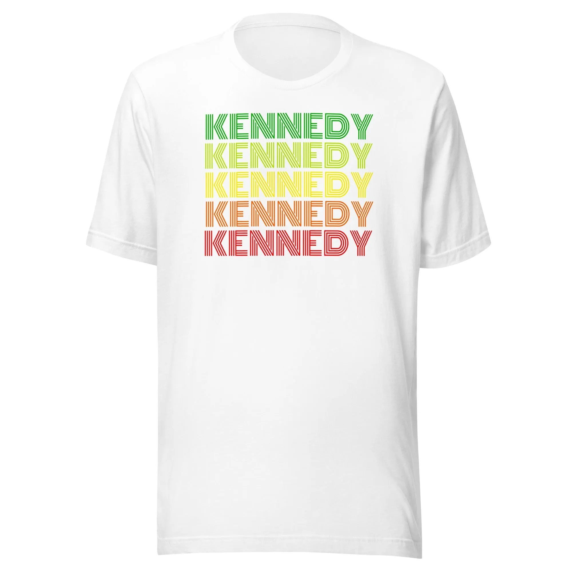 Kennedy 70s Green/Yellow/Red Unisex Tee