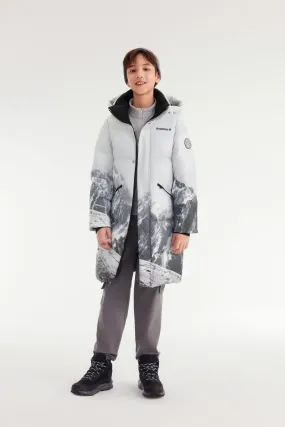 Kids Snow Mountain Down Parka with Hood