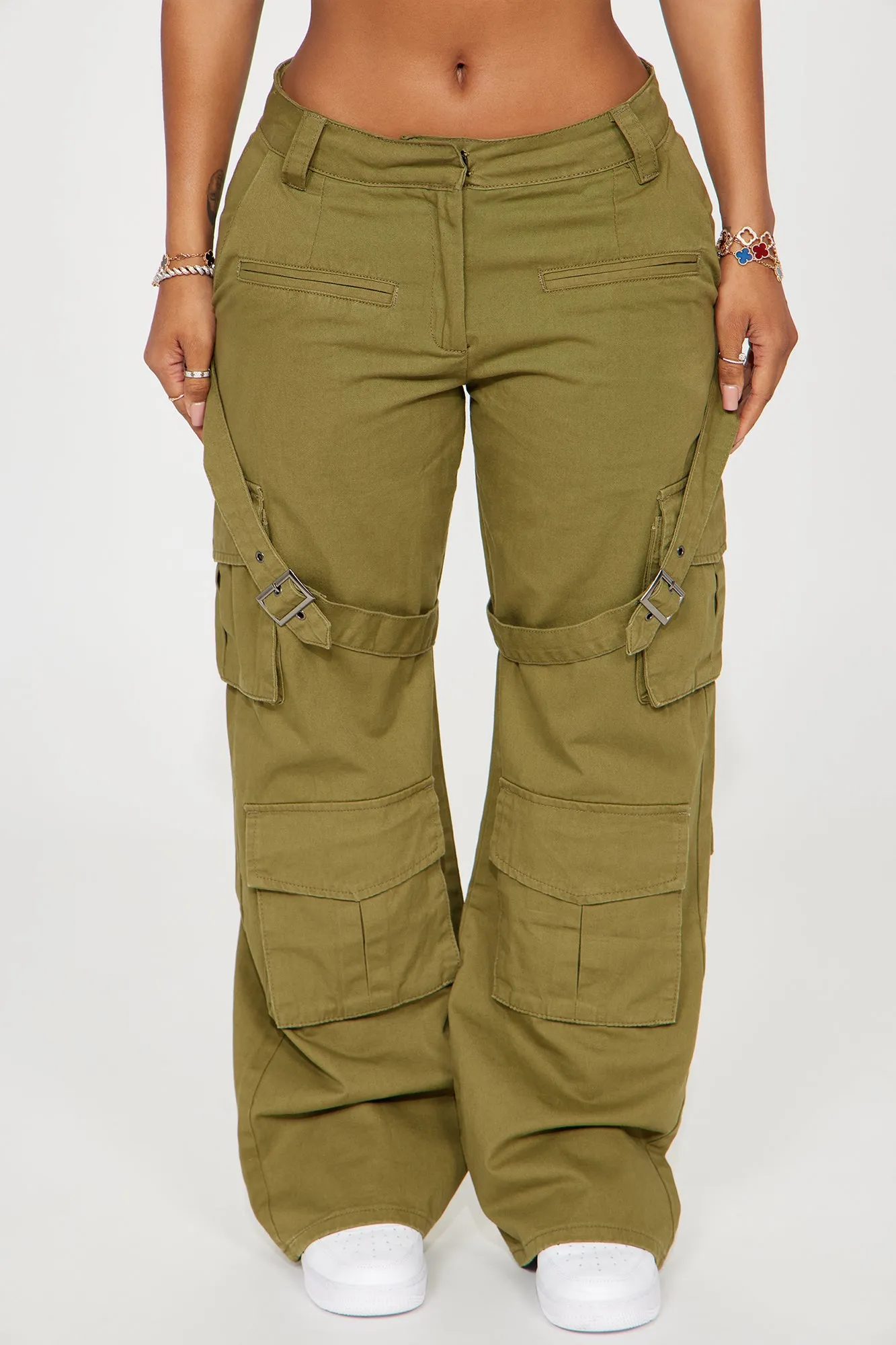 Klesis Wide Leg Cargo Pant - Olive