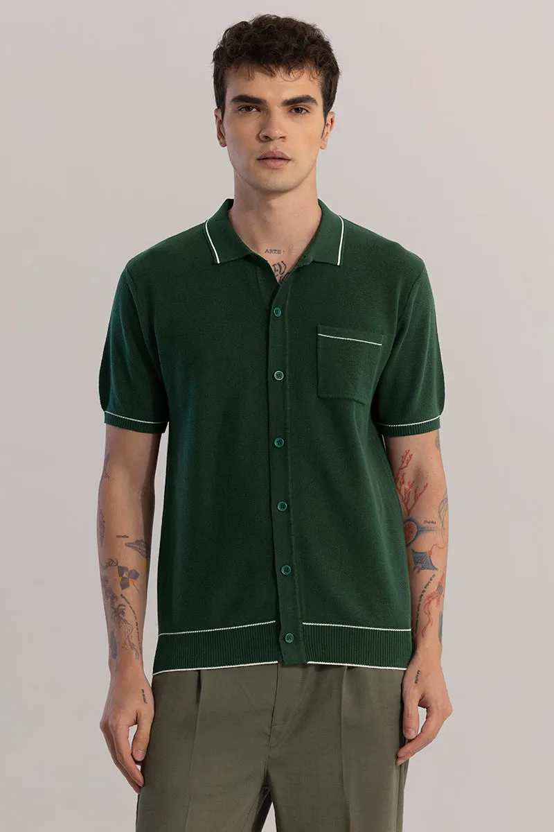 KnitEase Olive Shirt