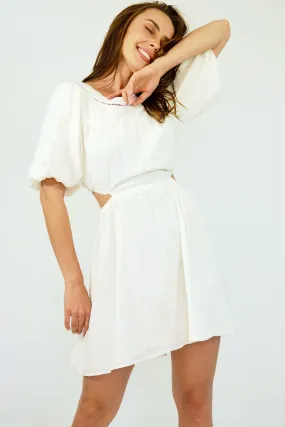 Leanne Mini Dress - White