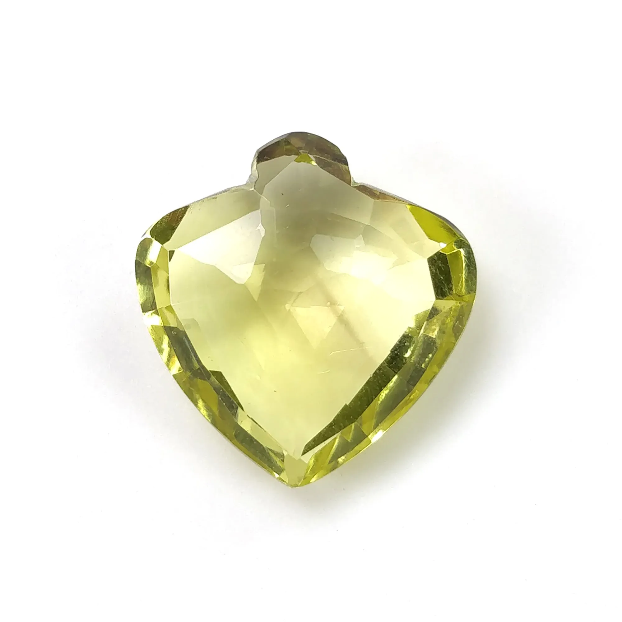 LEMON QUARTZ Gemstone Rose Cut : 14.00cts Natural Untreated Unheated Quartz Uneven Shape 19*18mm