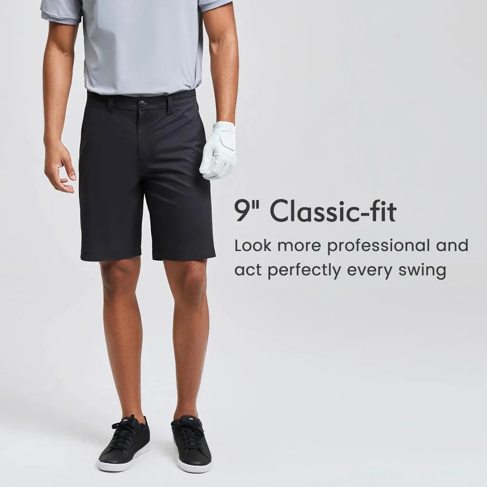 Men's 9 Inseam Slim-fit Golf Shorts