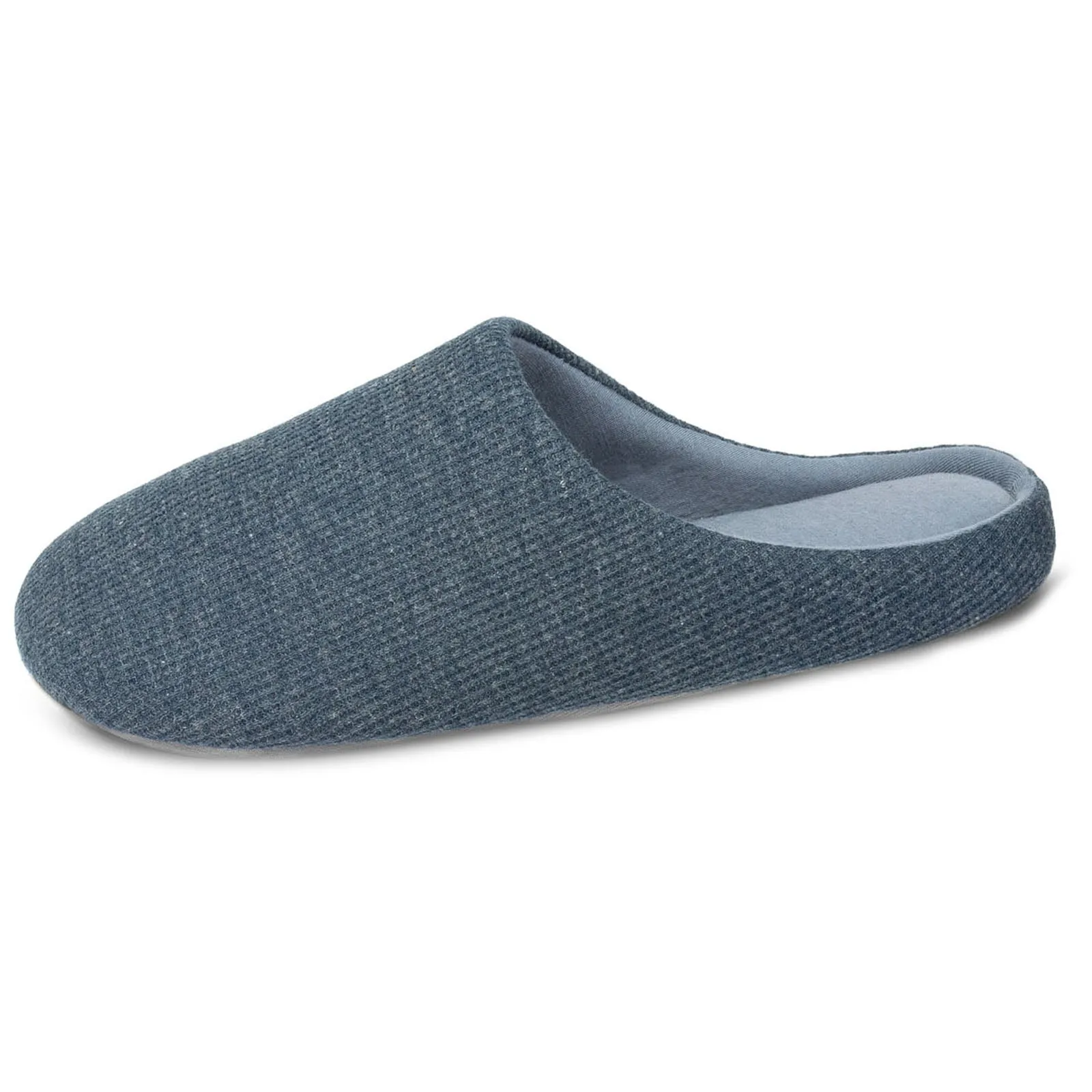 Men's Daniel Waffle Knit Memory Foam Scuff Slipper