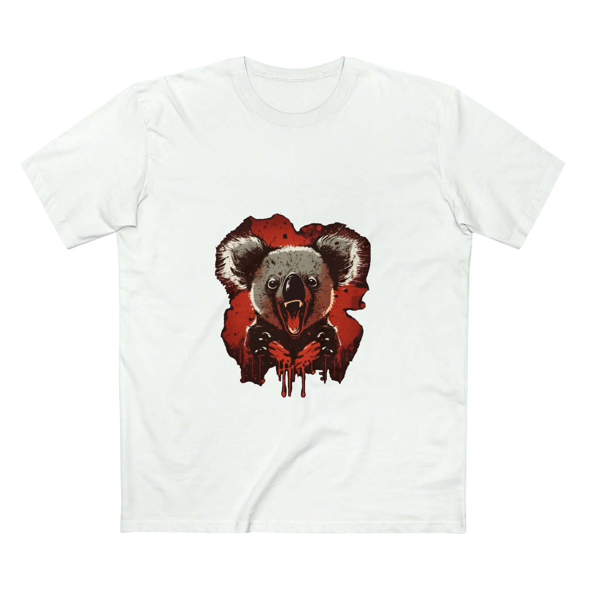 Men's Evil Drop bear crew neck T-shirt