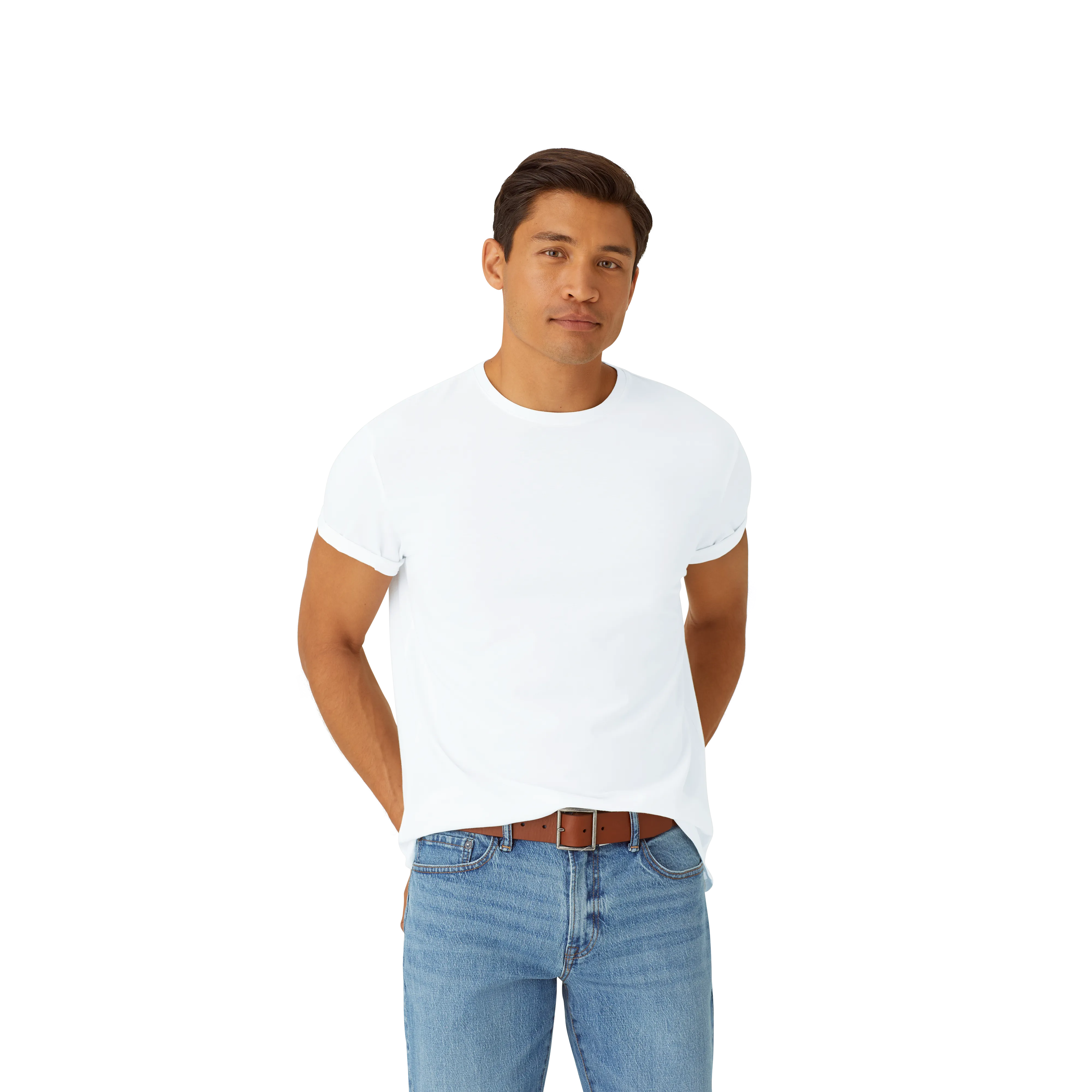 Men's Pima Cotton Crew Neck T-Shirt 6-Pack