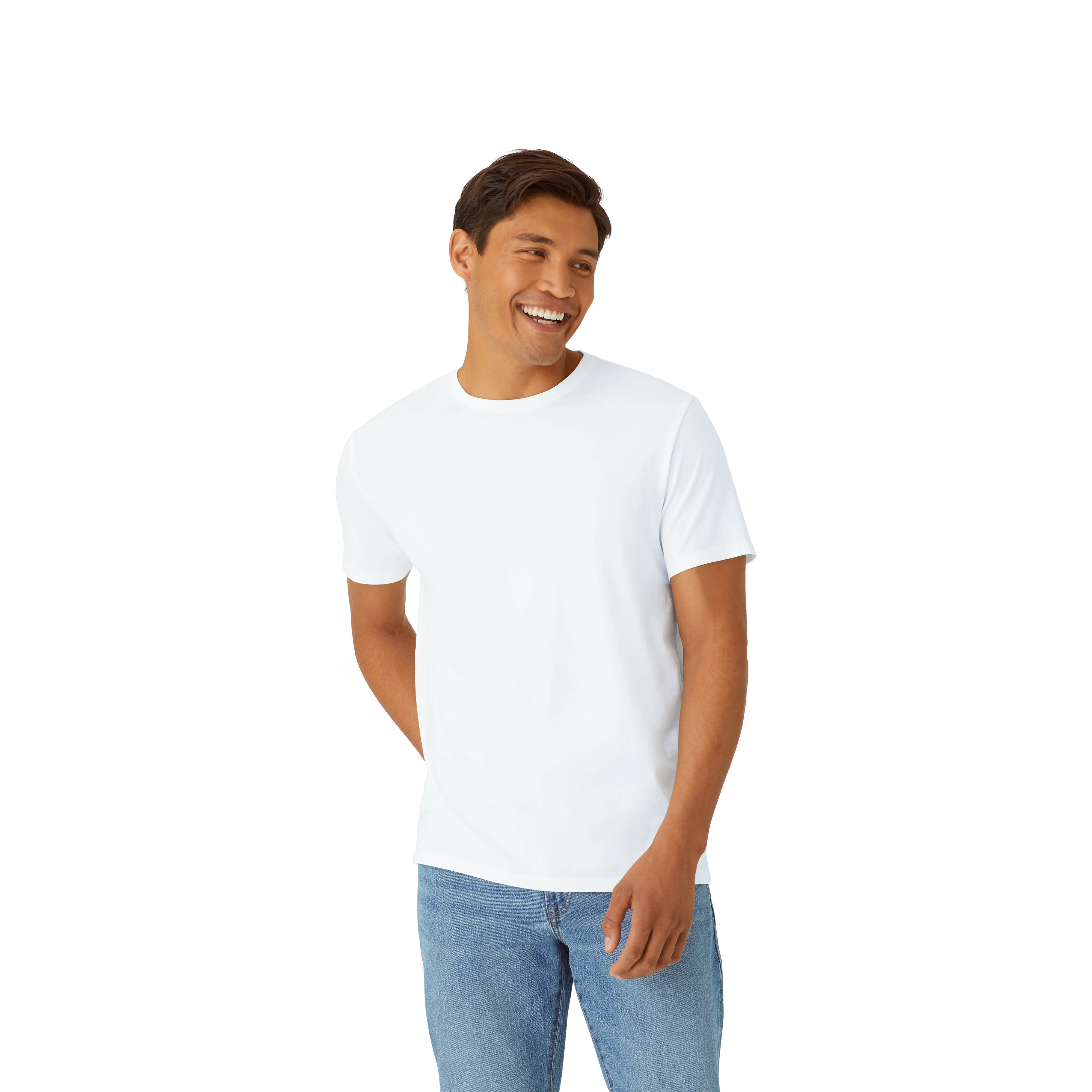 Men's Pima Cotton Crew Neck T-Shirt 6-Pack