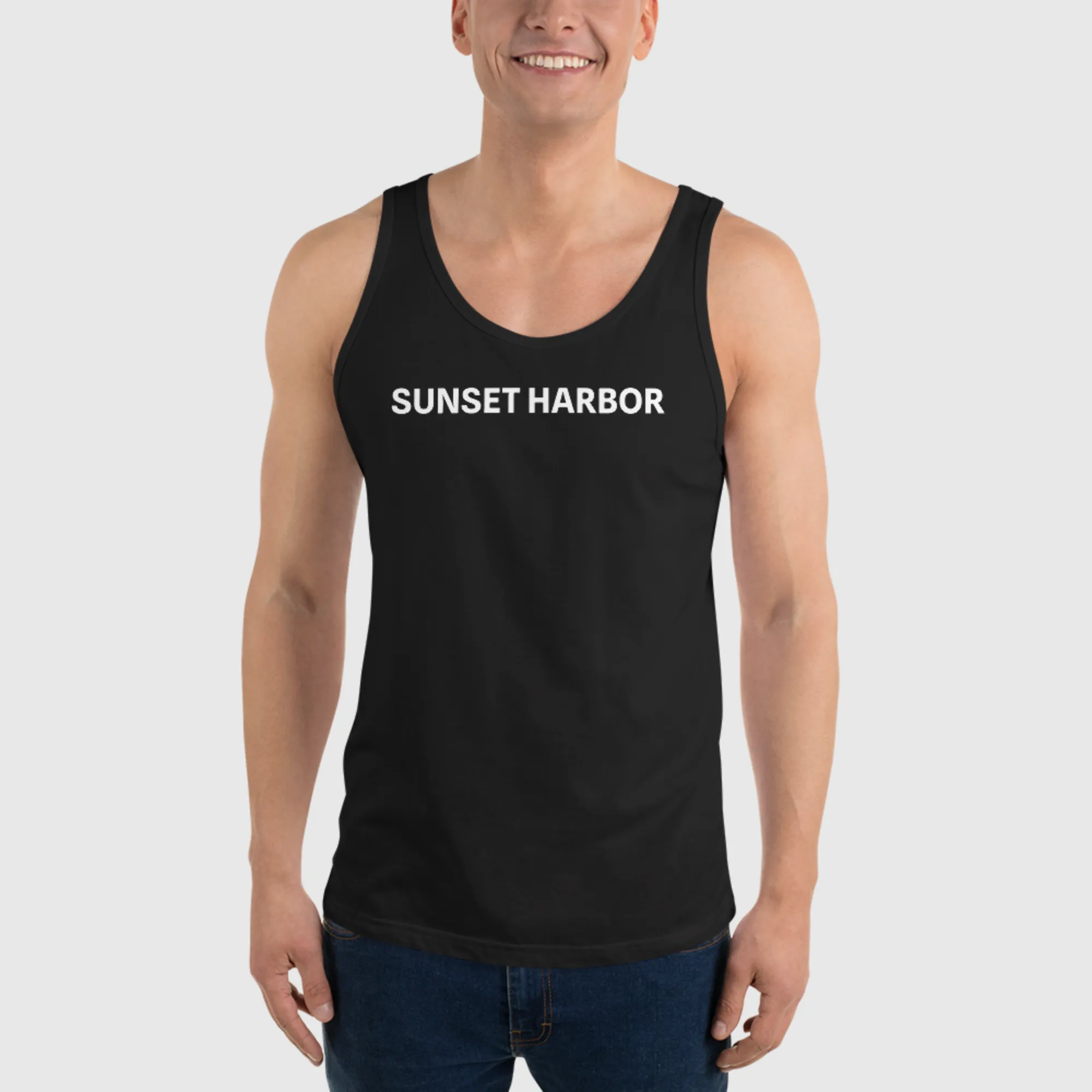 Men's Tank Top - Sunset Harbor 23