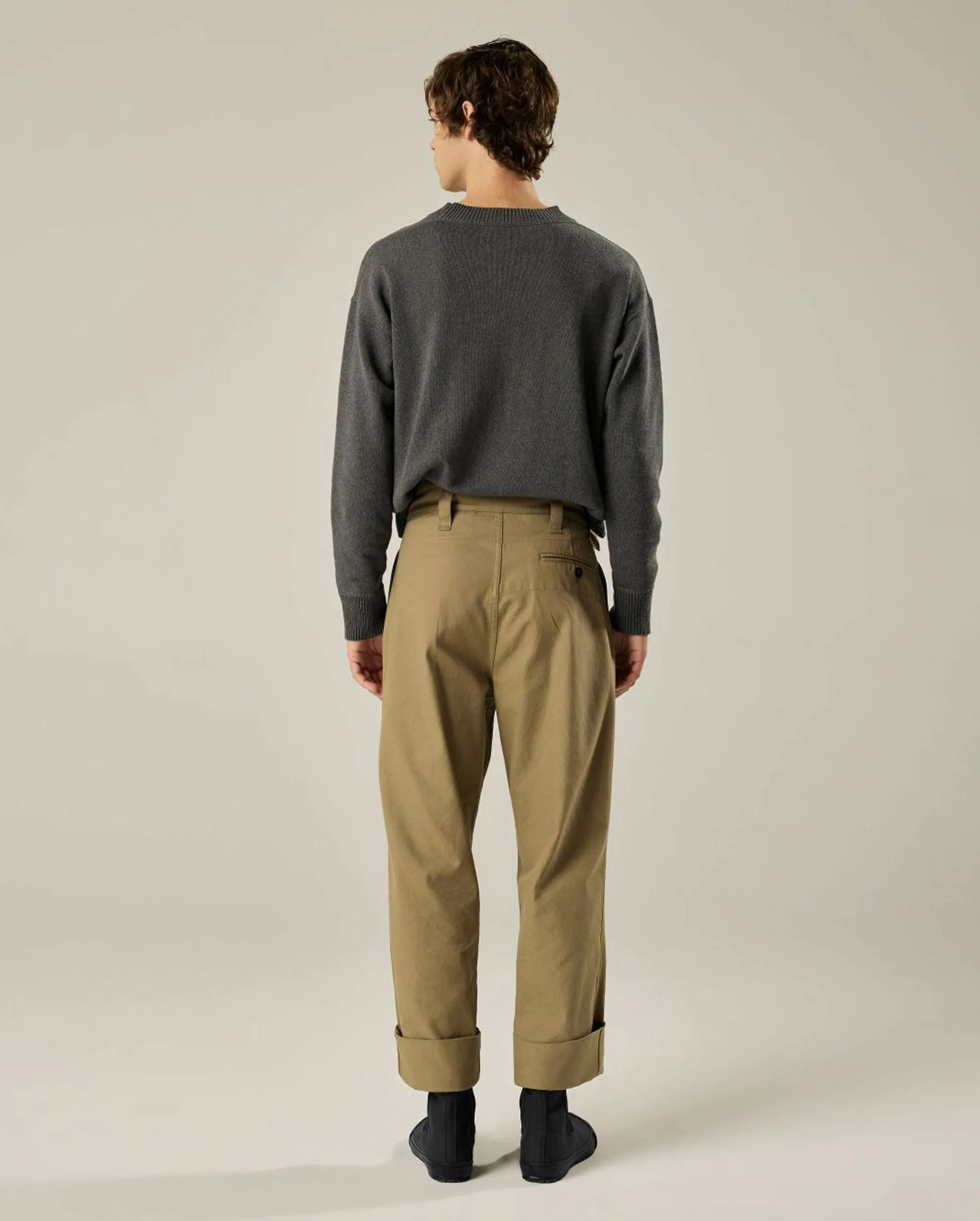 MHL SIDE CINCH TROUSER / SAGE