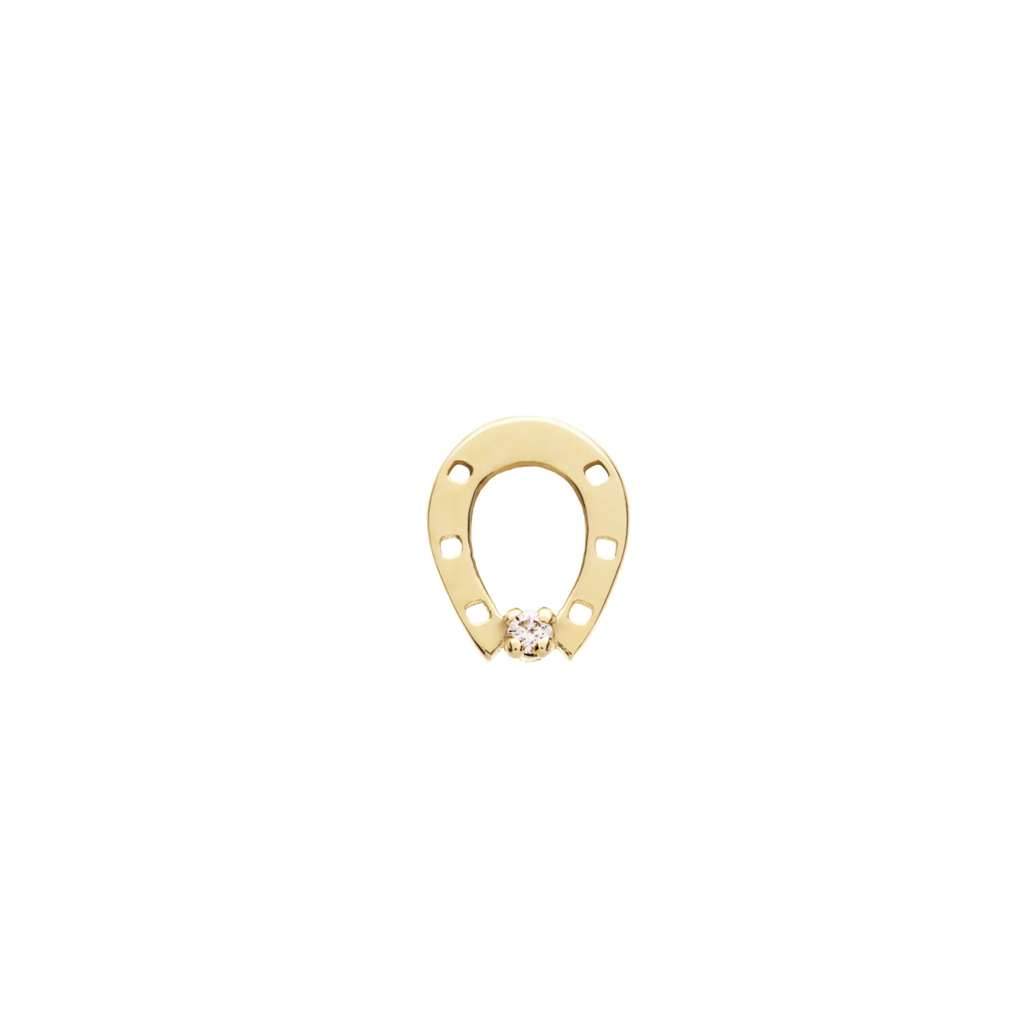 MINI HORSESHOE BRILLANTE EARRING