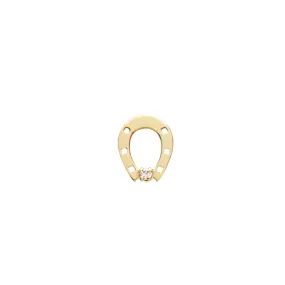 MINI HORSESHOE BRILLANTE EARRING