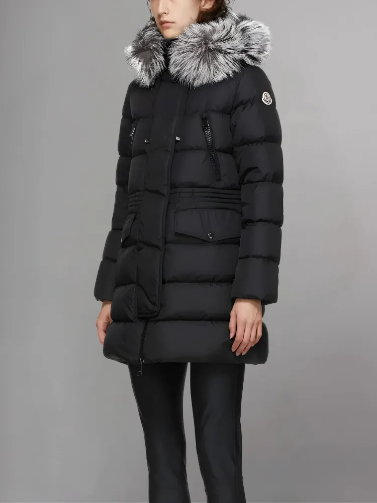 Moncler Black 'Aphroti' Hooded Parka Jacket