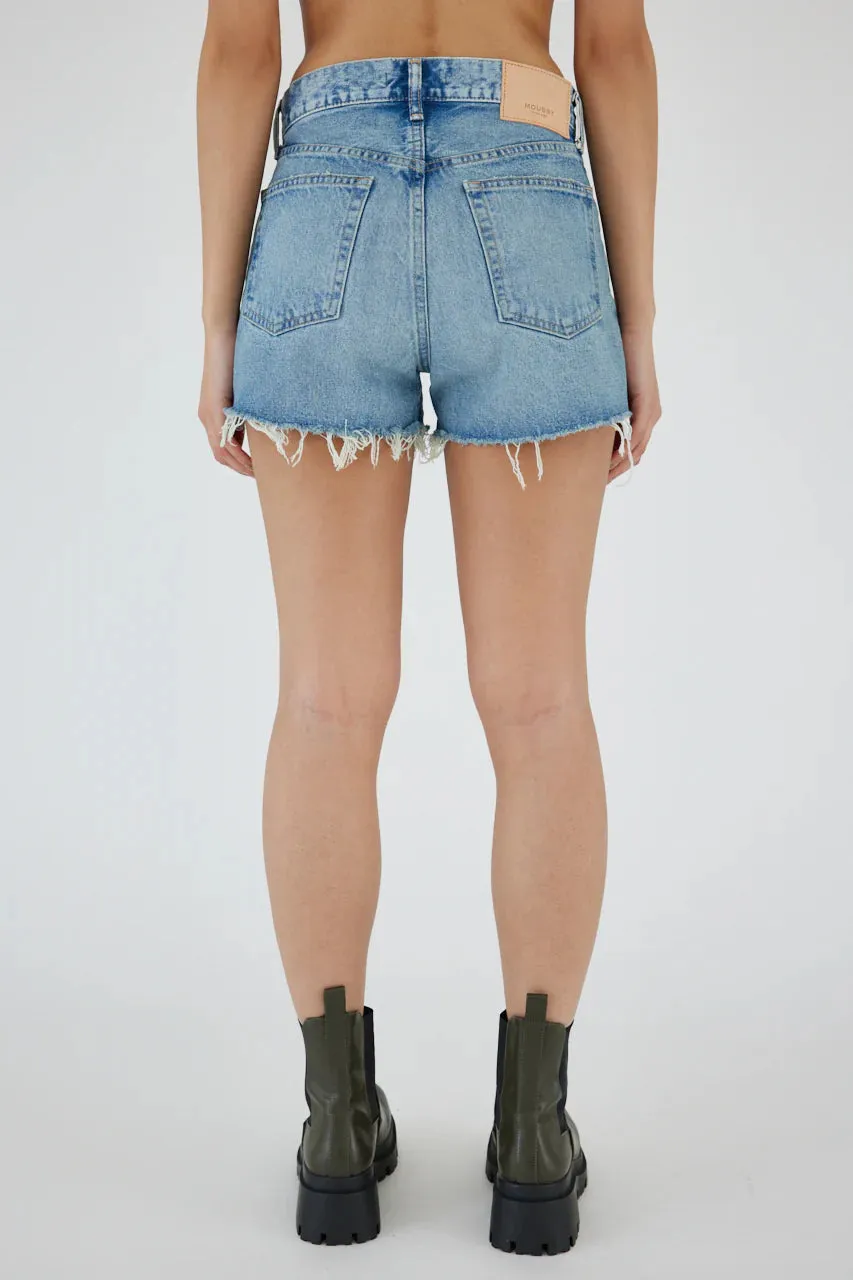 Moussy TROPPARD SHORTS MOUSSY VINTAGE - Light Blue