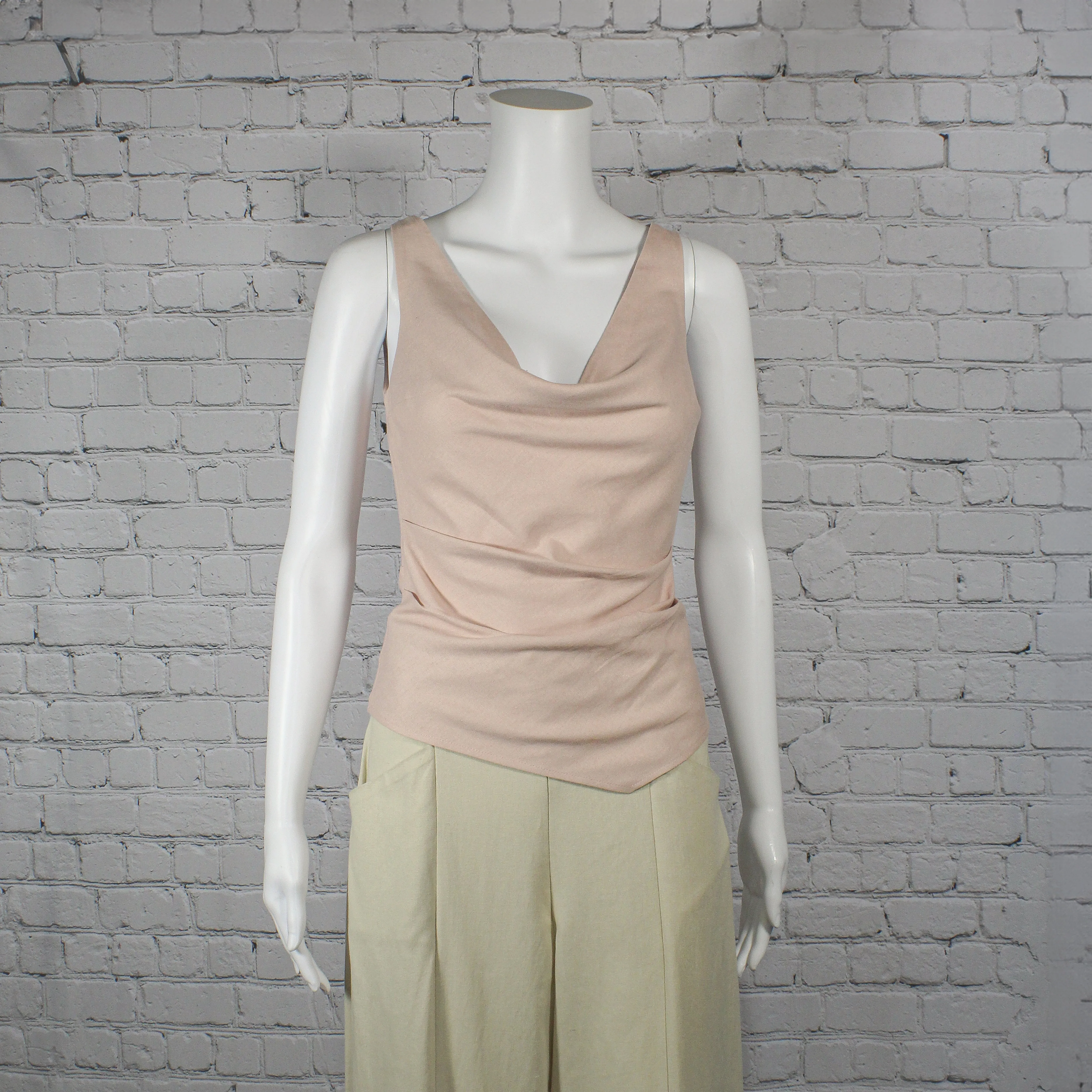 NEW! Phylliidae Top in Blush Linen Blend by Kim Schalk