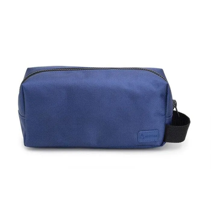 Nylon unisex toiletry bag by Ahimsa - black or navy