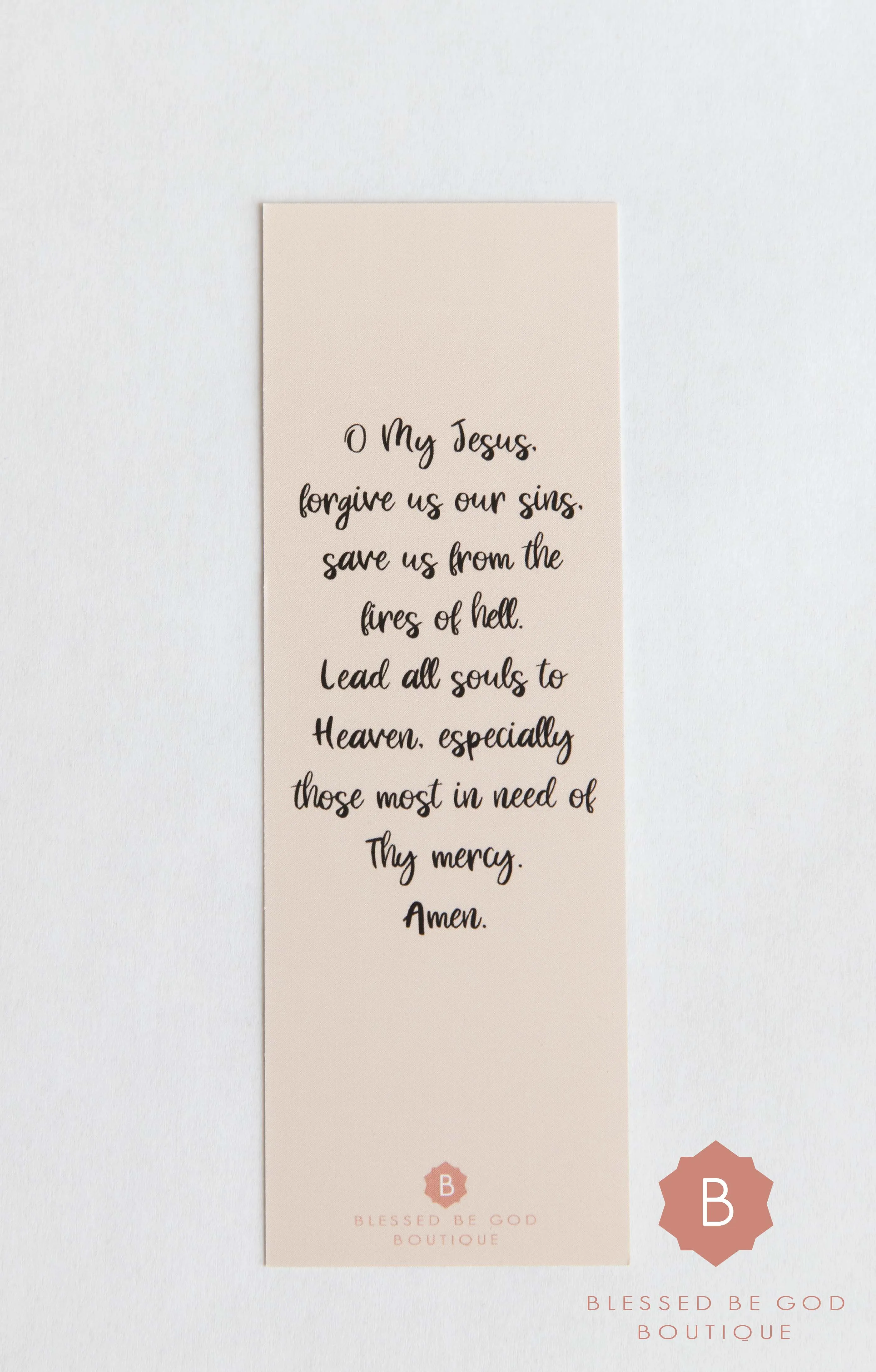 Our Lady of Fatima Bookmark