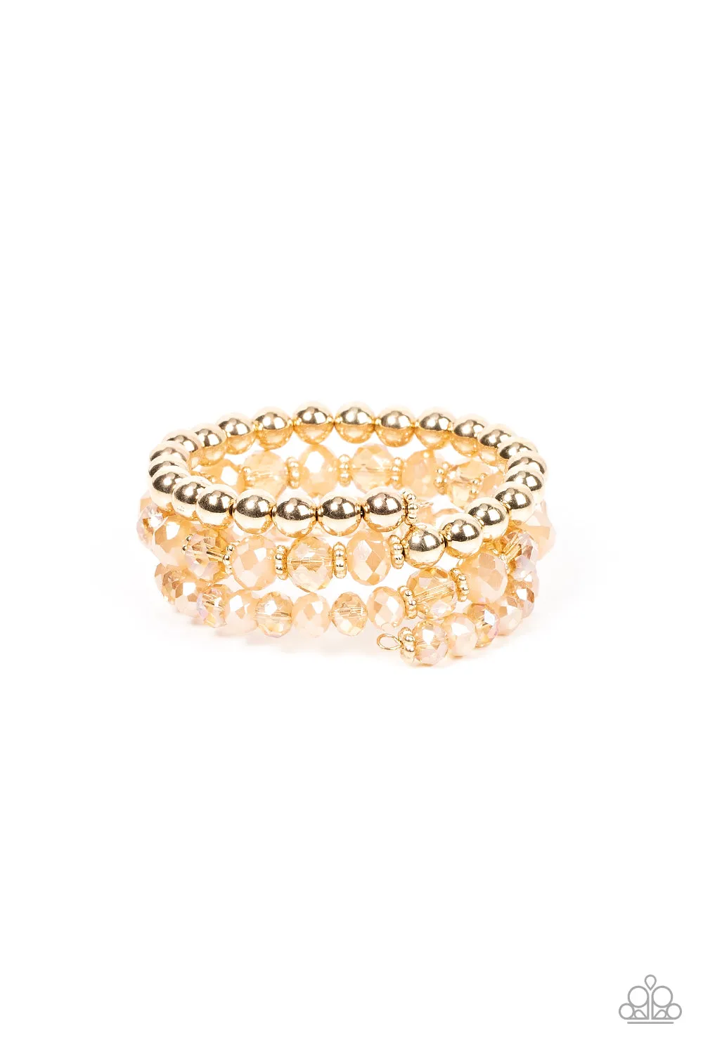 Paparazzi Gimme Gimme - Gold Coil Bracelet