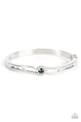 Paparazzi Top-Shelf Shimmer - Green Bracelet