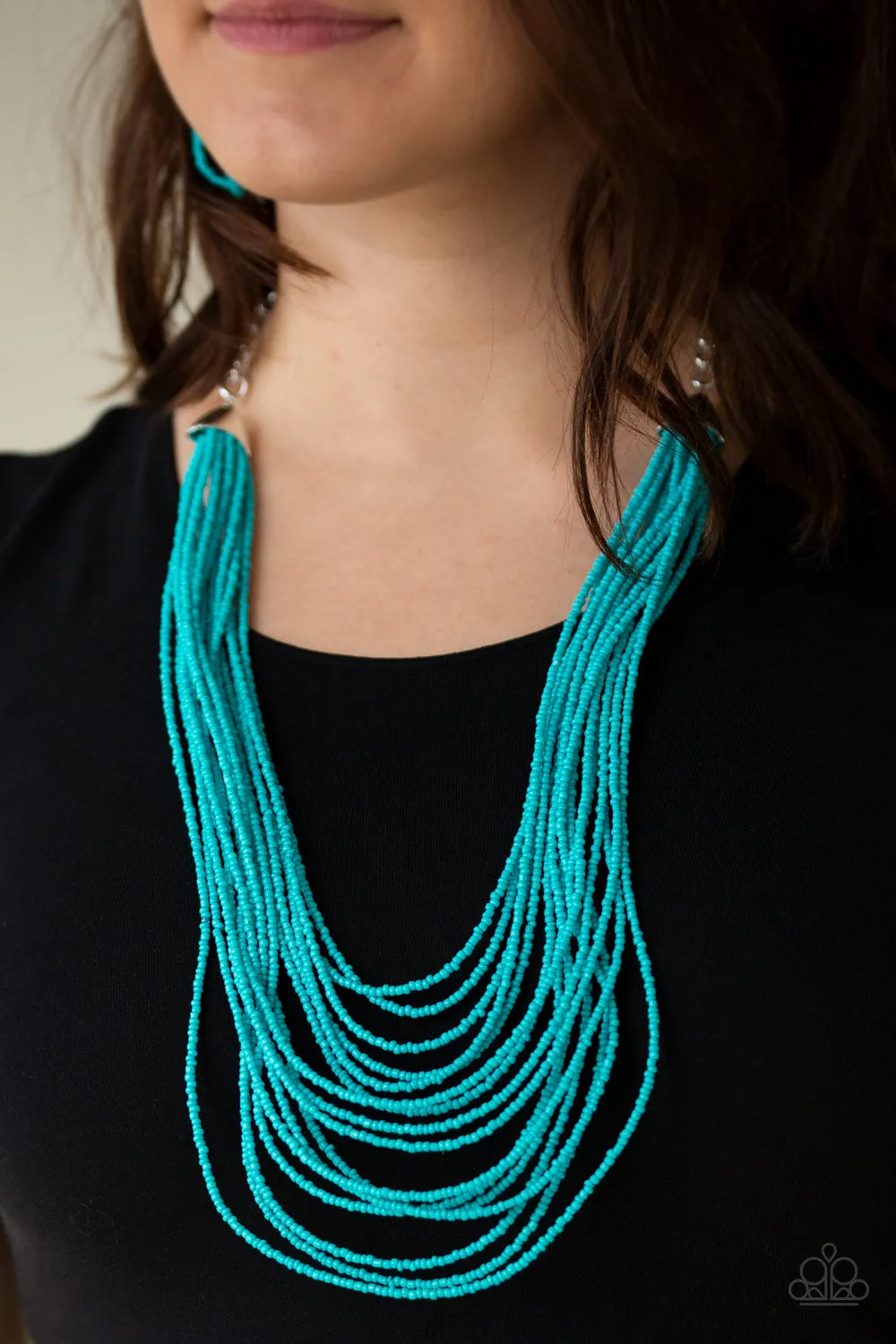 Peacefully Pacific Blue Necklace Set