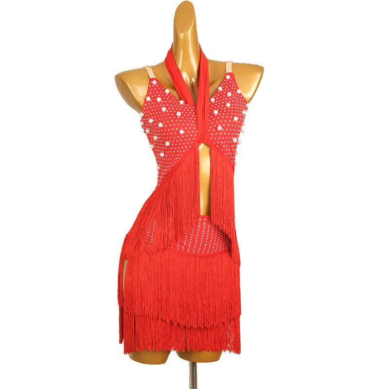 Pearl Firestorm Competition Dress | LQ385