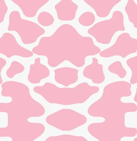 Pink Cowhide Wild Rag