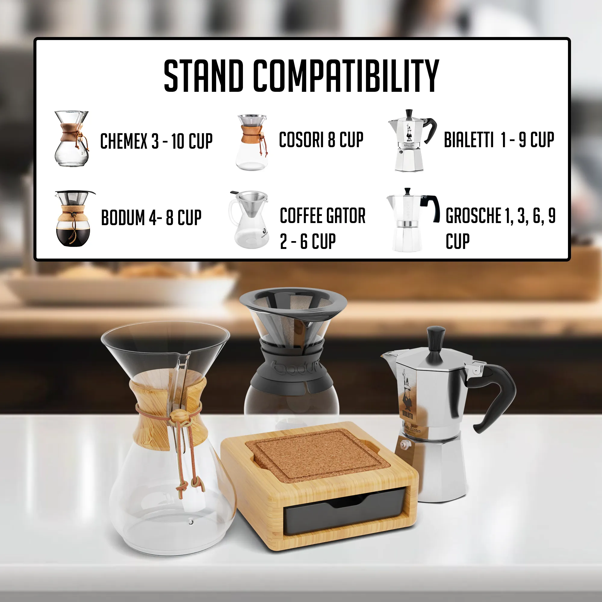 Pour Over Coffee Stand