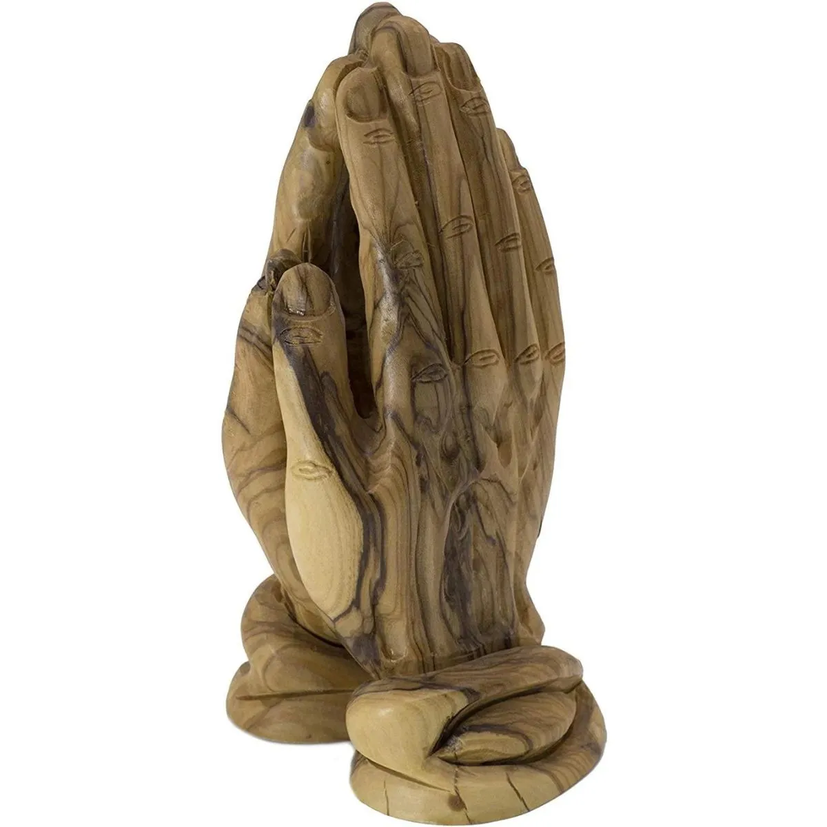 Praying Hands Made in Olive wood From Bethlehem Holyland  - 3 sizes