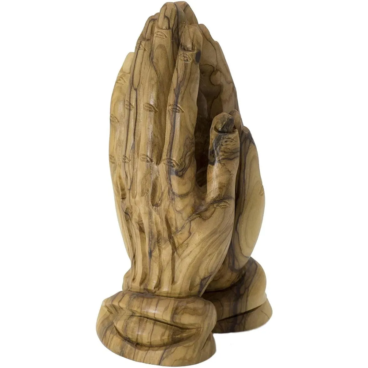 Praying Hands Made in Olive wood From Bethlehem Holyland  - 3 sizes