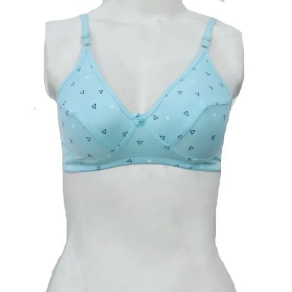 Printed Stretchable High Quality Cotton Bra For Women