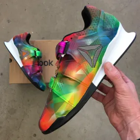 Prism Reebok Legacy Weightlifting Shoes - Hand Painted