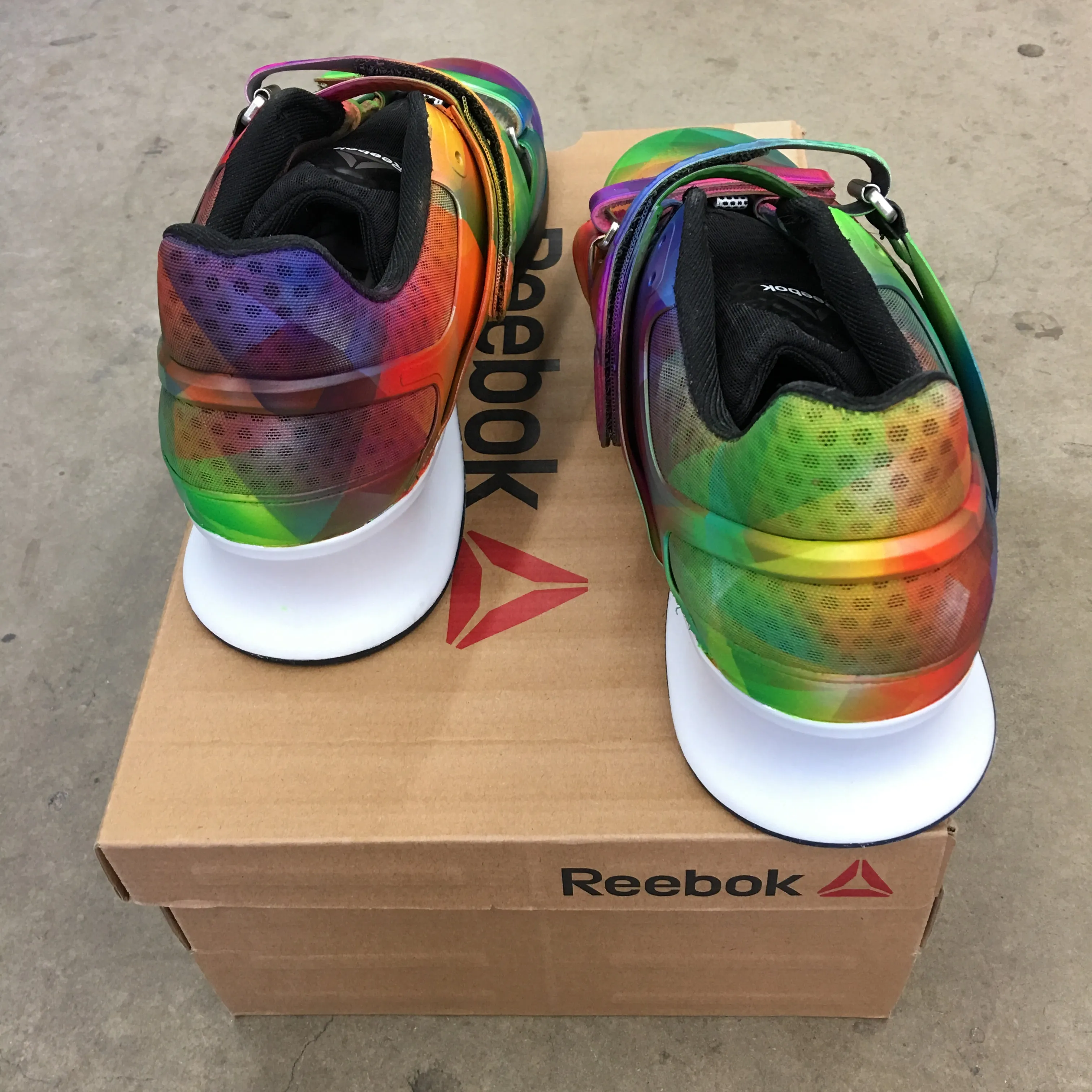 Prism Reebok Legacy Weightlifting Shoes - Hand Painted