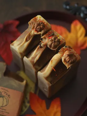 Pumpkin Potion - Fresh Pumpkin, Cinnamon & Clove - Artisan Vegan Soap - Limited Edition