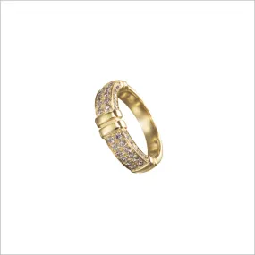 Quadria 18K Gold & Diamond Ring