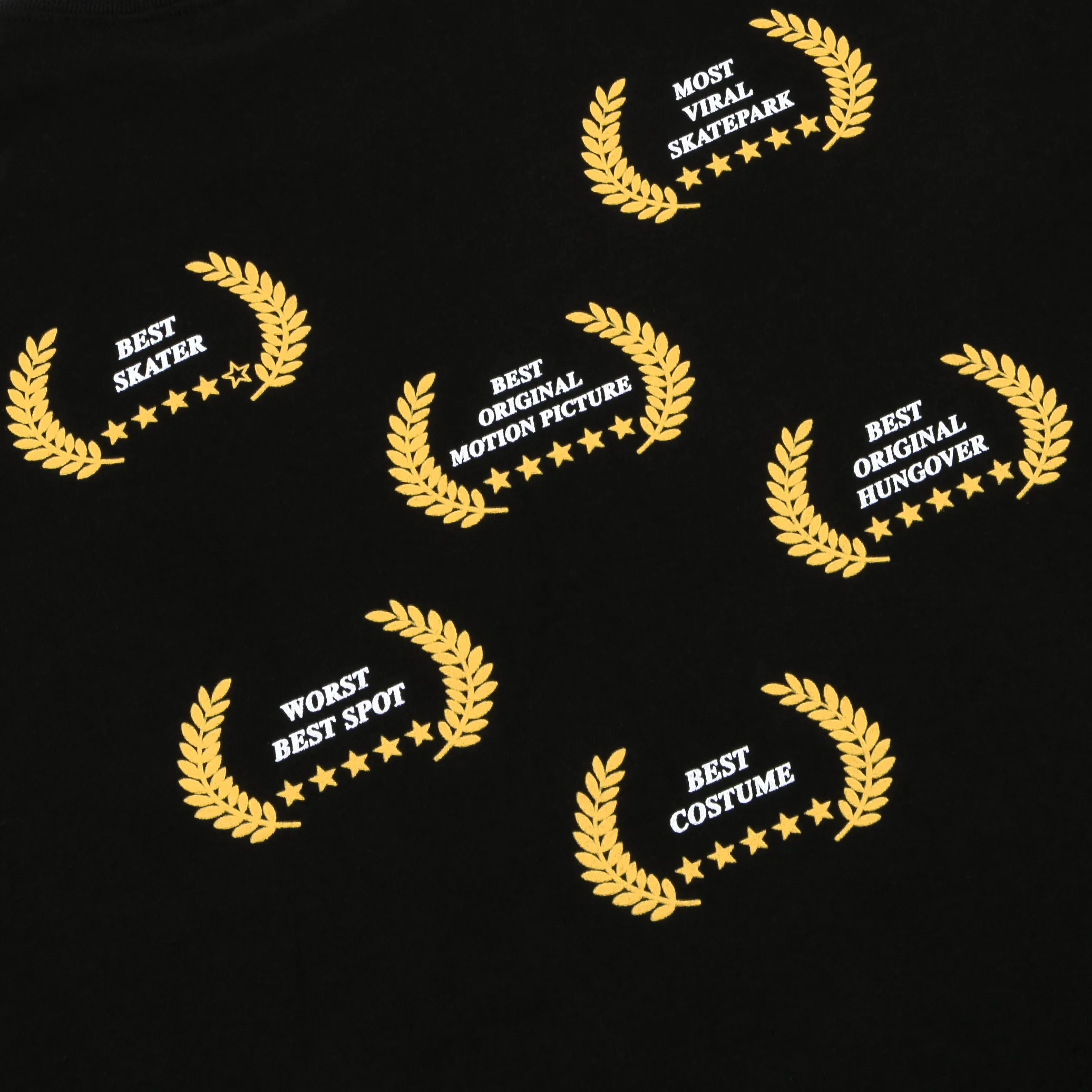 Quartersnacks X Classic Grip Winner Tee Black