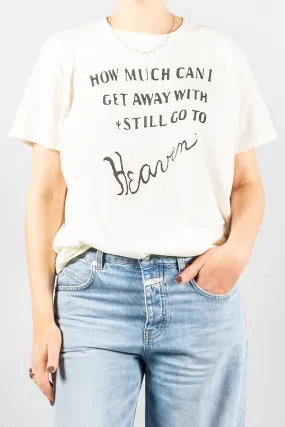 R13 Denim 'How Much Can I Get Away With' Boy T-Shirt