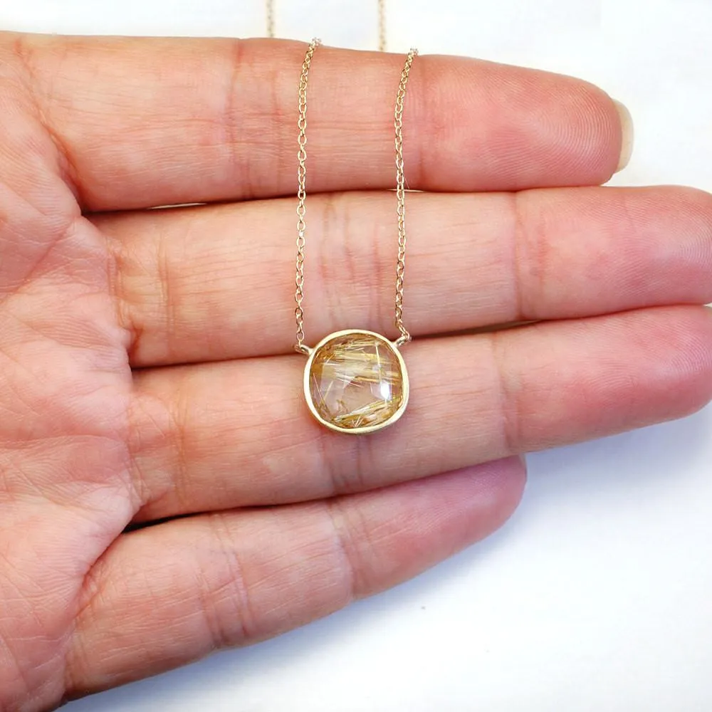 Rapunzel Rutilated Quartz Necklace