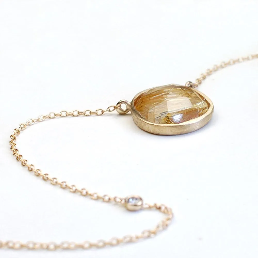 Rapunzel Rutilated Quartz Necklace