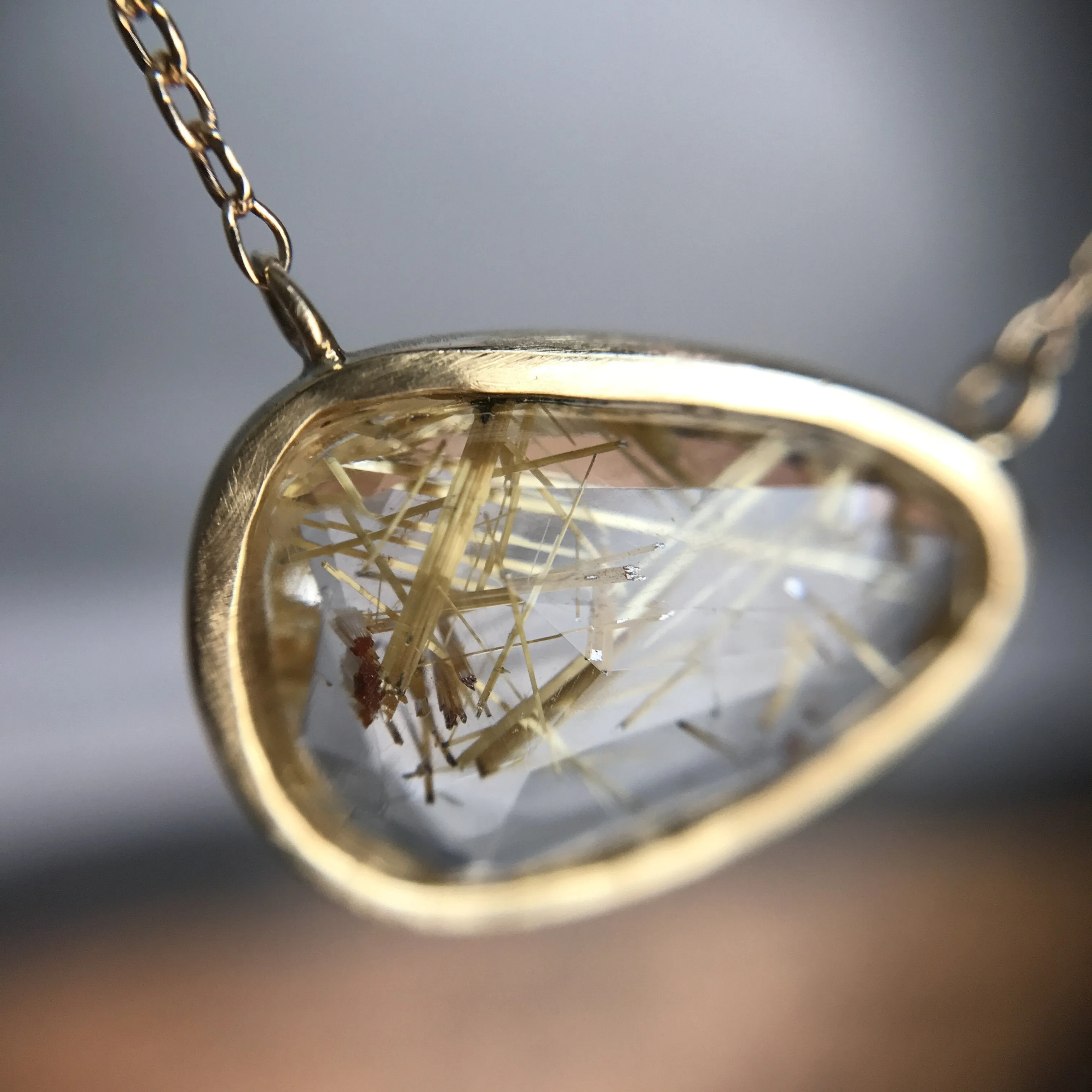 Rapunzel Rutilated Quartz Necklace