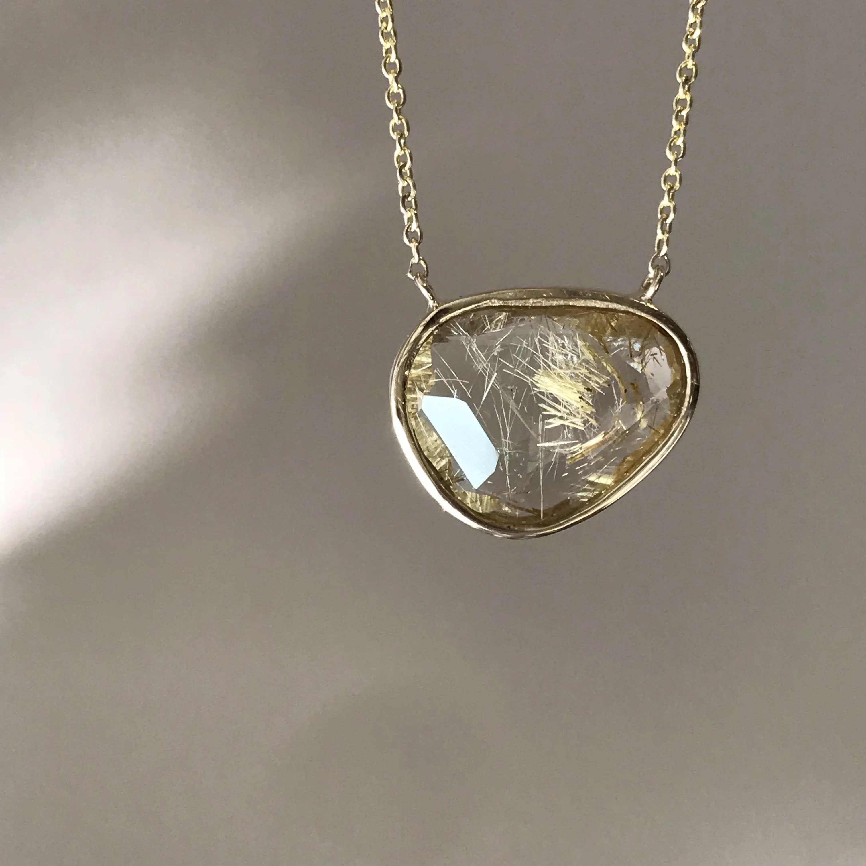 Rapunzel Rutilated Quartz Necklace